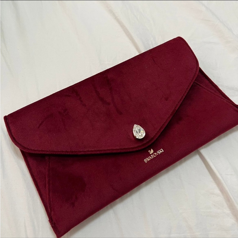 swarovski sparkling holiday clutch bag, original